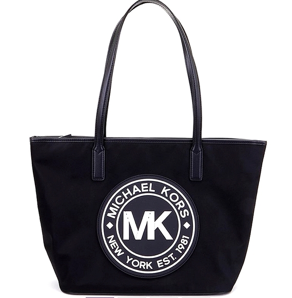 MICHAEL KORS LARGE TOTE BAG. BLACK.